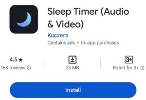 sleep timer